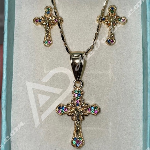 Cross Set (gold plated) - Picture 6 of 6